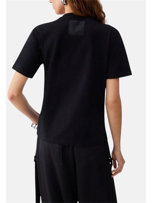 T-shirt con castoni gioiello LIU JO | CA6193J3868/22222
